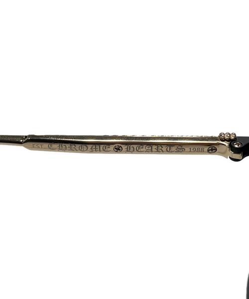 CHROME HEARTS（クロムハーツ）CHROME HEARTS (クロムハーツ) CUMPTION ブラック×ゴールドの古着・服飾アイテム