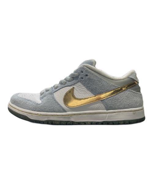 NIKE（ナイキ）NIKE (ナイキ) Sean Cliver (ショーン クライバー) SB DUNK LOW PRO QS SEAN CLIVER グレー×ホワイト サイズ:28の古着・服飾アイテム