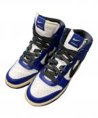 NIKEナイキ）の古着「DUNK HIGH "DEEP ROYAL"」｜ホワイト×ブルー