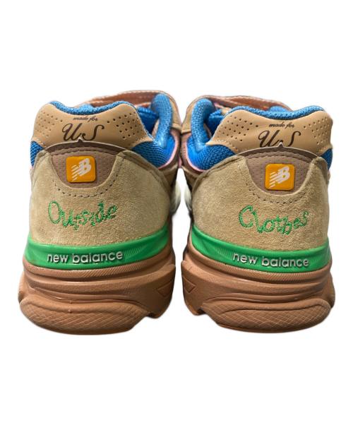 NEW BALANCE（ニューバランス）NEW BALANCE (ニューバランス) Joe Freshgoods (ジョーフレッシュグッズ) OUTSIDE CLOTHES ベージュ×ブルー サイズ:28の古着・服飾アイテム