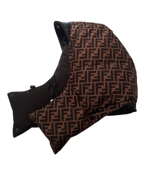 FENDI（フェンディ）FENDI (フェンディ) FFロゴ ダウンジャケット ブラウン サイズ:Ｓの古着・服飾アイテム