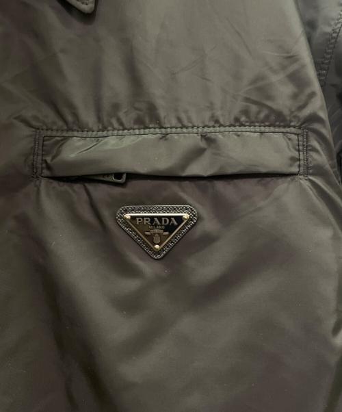 PRADA（プラダ）PRADA (プラダ) Re-Nylon ブルゾンジャケット ブラック サイズ:46の古着・服飾アイテム