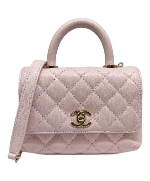 CHANEL（シャネル）CHANEL (シャネル) ココハンドル 19XXS ピンク サイズ:19XXSの古着・服飾アイテム