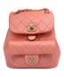 CHANEL（シャネル）の古着「ミニ チェーン リュック・デイパック 」｜ピンク