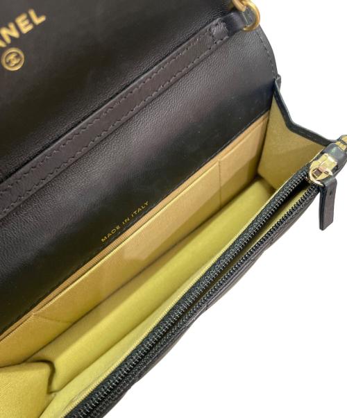 CHANEL（シャネル）CHANEL (シャネル) フォンフォルダー チェーンバッグ ブラックの古着・服飾アイテム