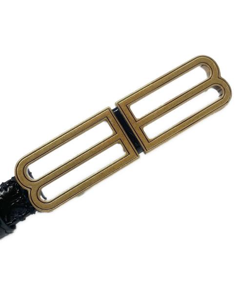 BALENCIAGA（バレンシアガ）BALENCIAGA (バレンシアガ) BBラージ ベルト ブラックの古着・服飾アイテム