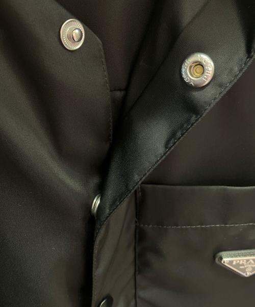 PRADA（プラダ）PRADA (プラダ) Re-Nylon シャツ ブラック サイズ:XSの古着・服飾アイテム