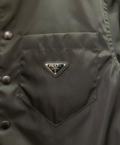 PRADA（プラダ）PRADA (プラダ) Re-Nylon シャツ ブラック サイズ:XSの古着・服飾アイテム