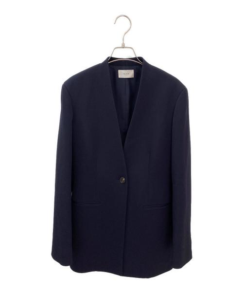 THE ROW（ザ ロウ）THE ROW (ザ ロウ) ノーカラージャケット ネイビー サイズ:2の古着・服飾アイテム