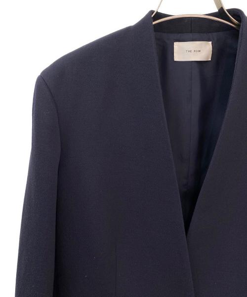 THE ROW（ザ ロウ）THE ROW (ザ ロウ) ノーカラージャケット ネイビー サイズ:2の古着・服飾アイテム