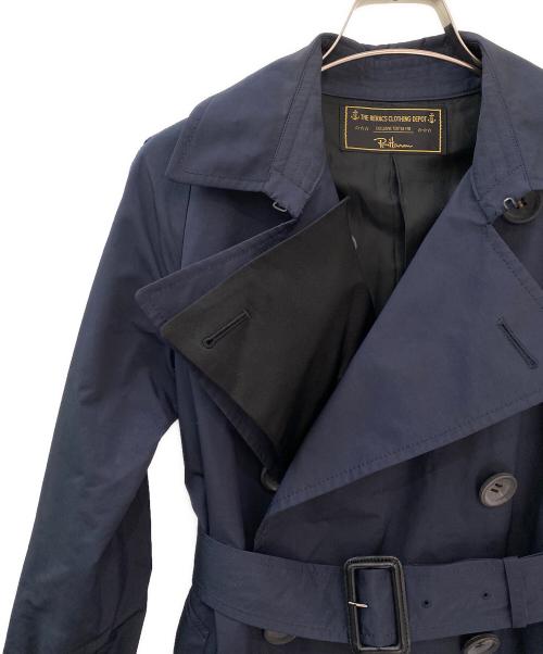 Ron Herman（ロンハーマン）Ron Herman (ロンハーマン) THE RERACS (ザ リラクス) トレンチコート ネイビー サイズ:36の古着・服飾アイテム