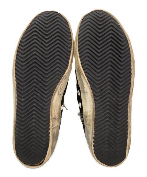 GOLDEN GOOSE（ゴールデングース）GOLDEN GOOSE (ゴールデングース) ヴィンテージ加工ハイカットスニーカー ブラック サイズ:37の古着・服飾アイテム