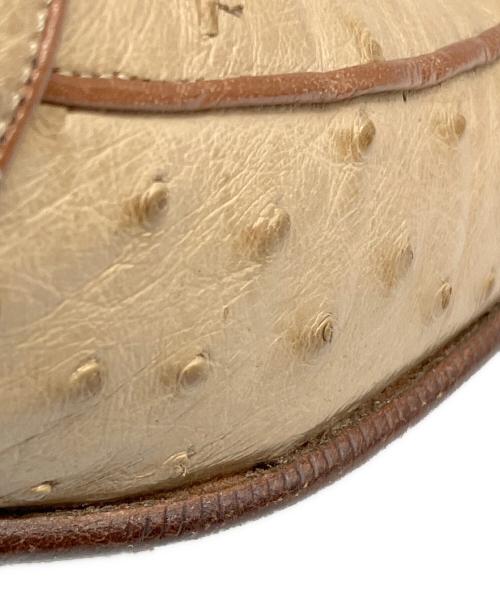 ENZO BONAFE（エンツォボナフェ）ENZO BONAFE (エンツォボナフェ) オーストリッチドレスシューズ ベージュ サイズ:8の古着・服飾アイテム