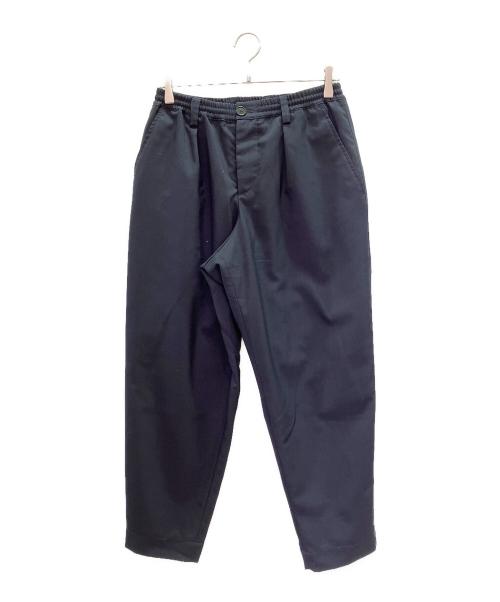MARNI（マルニ）MARNI (マルニ) ウールトロピカルシャーリング1Pテーパードパンツ ネイビー サイズ:44の古着・服飾アイテム