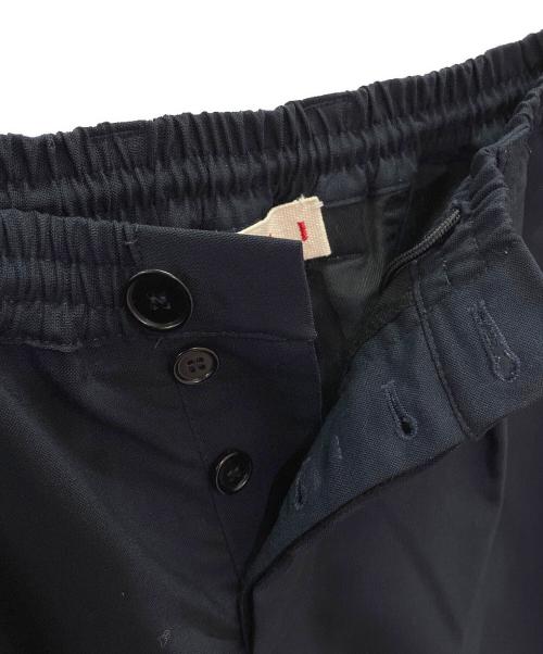 MARNI（マルニ）MARNI (マルニ) ウールトロピカルシャーリング1Pテーパードパンツ ネイビー サイズ:44の古着・服飾アイテム