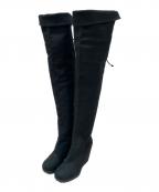 FENDIフェンディ）の古着「編み上げロングブーツ」｜ブラック