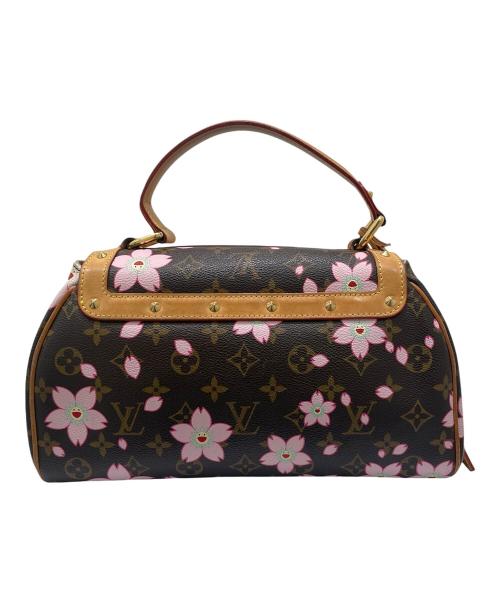 LOUIS VUITTON（ルイ ヴィトン）LOUIS VUITTON (ルイ ヴィトン) 村上隆 (ムラカミタカシ) モノグラム チェリーブロッサム サックレトロPM M92012  ブラウンの古着・服飾アイテム