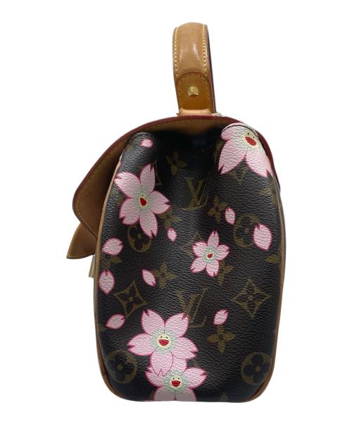 LOUIS VUITTON（ルイ ヴィトン）LOUIS VUITTON (ルイ ヴィトン) 村上隆 (ムラカミタカシ) モノグラム チェリーブロッサム サックレトロPM M92012  ブラウンの古着・服飾アイテム