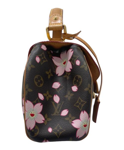 LOUIS VUITTON（ルイ ヴィトン）LOUIS VUITTON (ルイ ヴィトン) 村上隆 (ムラカミタカシ) モノグラム チェリーブロッサム サックレトロPM M92012  ブラウンの古着・服飾アイテム