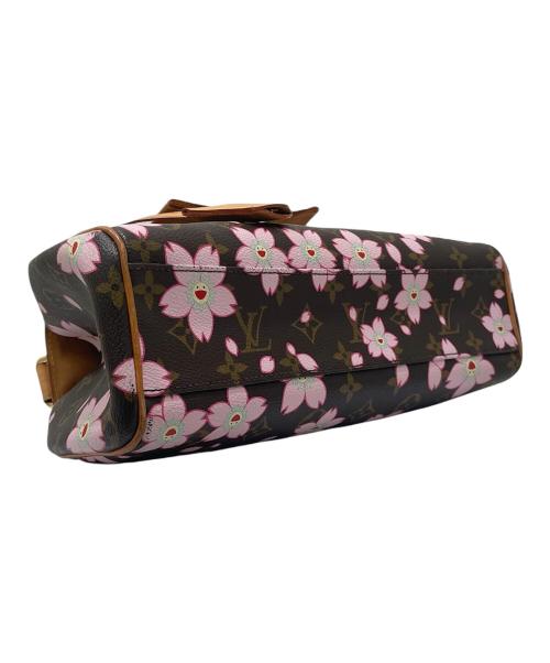LOUIS VUITTON（ルイ ヴィトン）LOUIS VUITTON (ルイ ヴィトン) 村上隆 (ムラカミタカシ) モノグラム チェリーブロッサム サックレトロPM M92012  ブラウンの古着・服飾アイテム