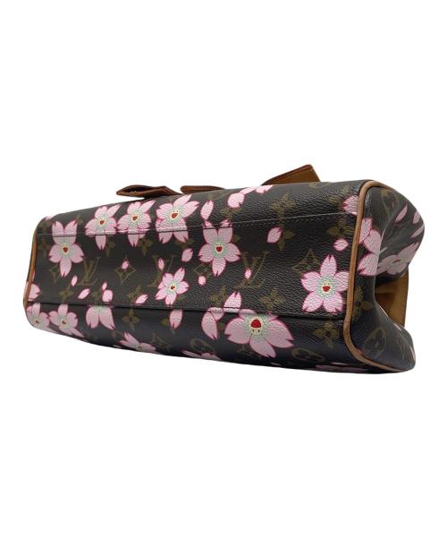 LOUIS VUITTON（ルイ ヴィトン）LOUIS VUITTON (ルイ ヴィトン) 村上隆 (ムラカミタカシ) モノグラム チェリーブロッサム サックレトロPM M92012  ブラウンの古着・服飾アイテム