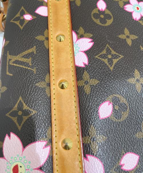 LOUIS VUITTON（ルイ ヴィトン）LOUIS VUITTON (ルイ ヴィトン) 村上隆 (ムラカミタカシ) モノグラム チェリーブロッサム サックレトロPM M92012  ブラウンの古着・服飾アイテム