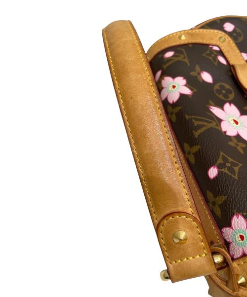 LOUIS VUITTON（ルイ ヴィトン）LOUIS VUITTON (ルイ ヴィトン) 村上隆 (ムラカミタカシ) モノグラム チェリーブロッサム サックレトロPM M92012  ブラウンの古着・服飾アイテム