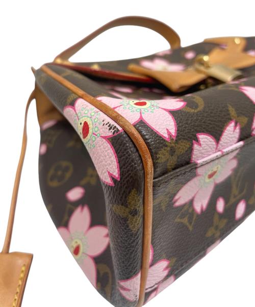 LOUIS VUITTON（ルイ ヴィトン）LOUIS VUITTON (ルイ ヴィトン) 村上隆 (ムラカミタカシ) モノグラム チェリーブロッサム サックレトロPM M92012  ブラウンの古着・服飾アイテム