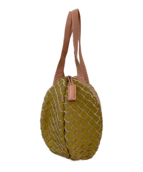 BOTTEGA VENETA（ボッテガベネタ）BOTTEGA VENETA (ボッテガベネタ) ハンドポーチ カーキの古着・服飾アイテム