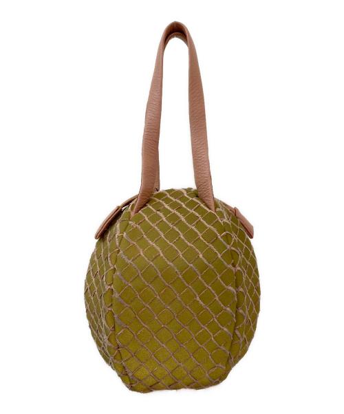 BOTTEGA VENETA（ボッテガベネタ）BOTTEGA VENETA (ボッテガベネタ) ハンドポーチ カーキの古着・服飾アイテム