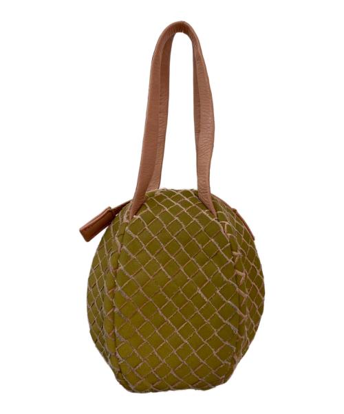 BOTTEGA VENETA（ボッテガベネタ）BOTTEGA VENETA (ボッテガベネタ) ハンドポーチ カーキの古着・服飾アイテム