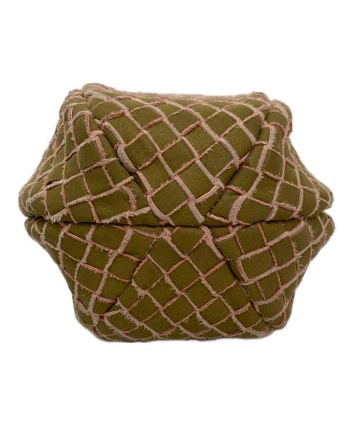 BOTTEGA VENETA（ボッテガベネタ）BOTTEGA VENETA (ボッテガベネタ) ハンドポーチ カーキの古着・服飾アイテム