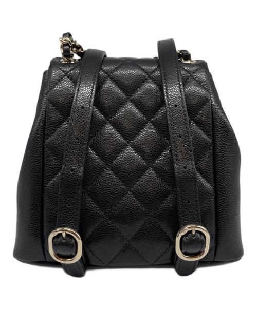 CHANEL（シャネル）CHANEL (シャネル) キャビアスキン ミニバックパック ブラックの古着・服飾アイテム