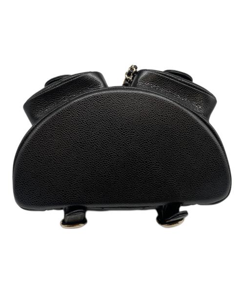 CHANEL（シャネル）CHANEL (シャネル) キャビアスキン ミニバックパック ブラックの古着・服飾アイテム