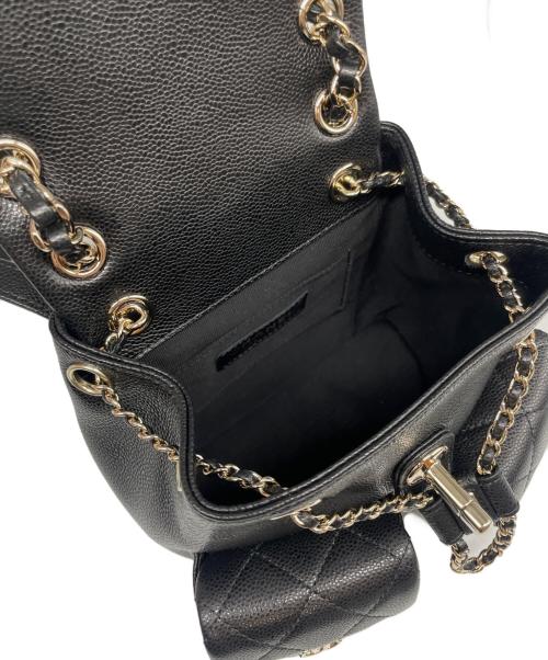 CHANEL（シャネル）CHANEL (シャネル) キャビアスキン ミニバックパック ブラックの古着・服飾アイテム