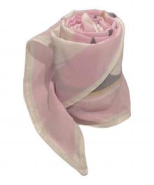 CHANEL（シャネル）の古着「ココマーク シルクスカーフ」｜ピンク