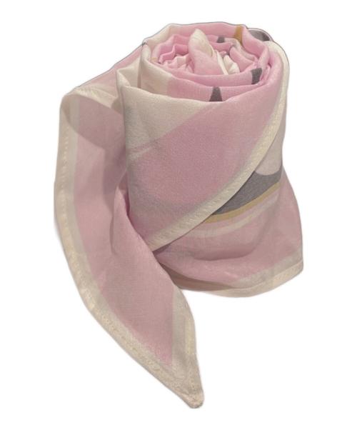 CHANEL（シャネル）CHANEL (シャネル) ココマーク シルクスカーフ ピンクの古着・服飾アイテム