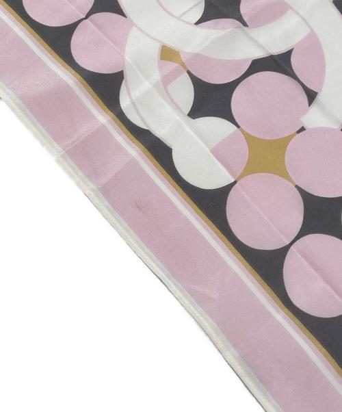 CHANEL（シャネル）CHANEL (シャネル) ココマーク シルクスカーフ ピンクの古着・服飾アイテム