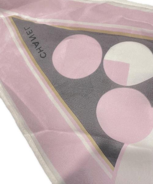 CHANEL（シャネル）CHANEL (シャネル) ココマーク シルクスカーフ ピンクの古着・服飾アイテム