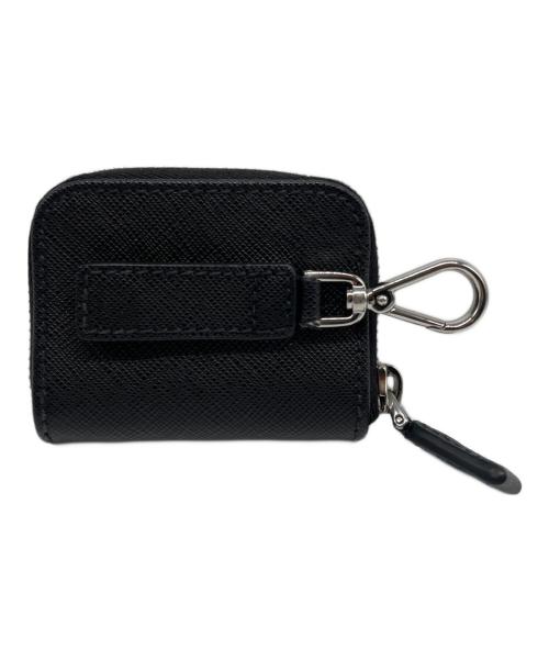 PRADA（プラダ）PRADA (プラダ) サフィアーノレザー キーホルダー ブラックの古着・服飾アイテム