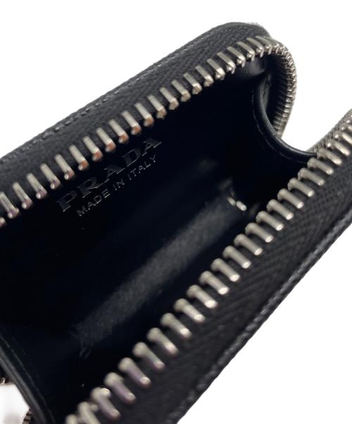 PRADA（プラダ）PRADA (プラダ) サフィアーノレザー キーホルダー ブラックの古着・服飾アイテム