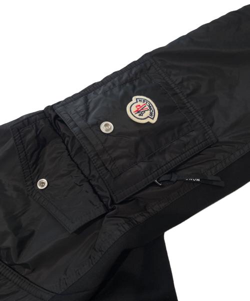 MONCLER（モンクレール）MONCLER (モンクレール) コットン×ナイロン スウェット ブラック サイズ:XLの古着・服飾アイテム