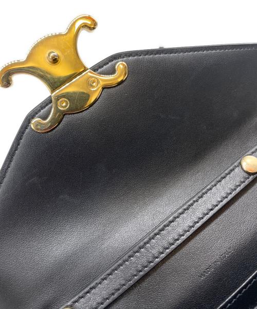 CELINE（セリーヌ）CELINE (セリーヌ) チェーンウォレット ブラックの古着・服飾アイテム