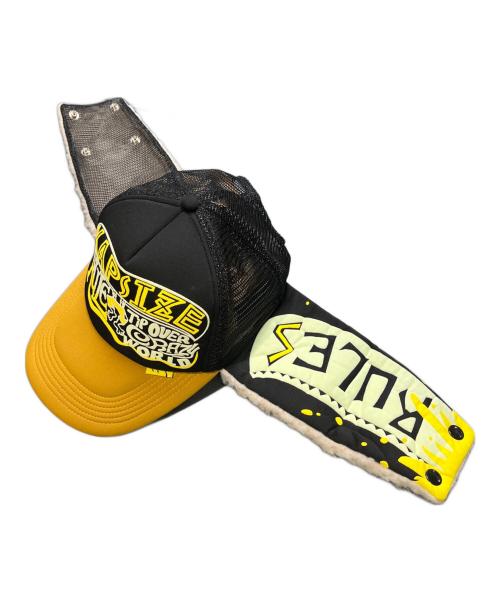 KAPITAL（キャピタル）KAPITAL (キャピタル) RULEpt ランバートラックCAP ブラック サイズ:ONE SIZEの古着・服飾アイテム