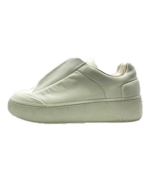 Martin Margiela22（マルタン・マルジェラ22）Martin Margiela22 (マルタン・マルジェラ22) future low/レザースニーカー ホワイト サイズ:42の古着・服飾アイテム