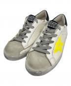 GOLDEN GOOSEゴールデングース）の古着「レザースニーカー」｜ホワイト