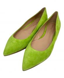 Gianvito Rossi（ジャンヴィト ロッシ）の古着「スウェードパンプス」｜グリーン