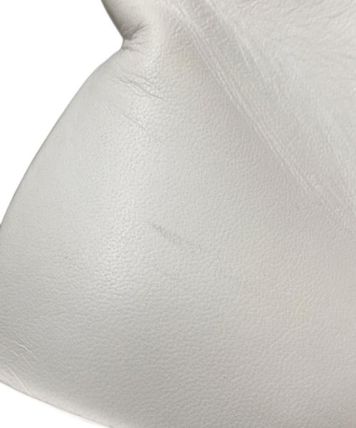 MM6 Maison Margiela（エムエムシックスメゾンマルジェラ）MM6 Maison Margiela (エムエムシックスメゾンマルジェラ) Anatomicスクエアブーツ ホワイト サイズ:37の古着・服飾アイテム
