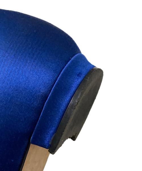 Manolo Blahnik（マノロブラニク）Manolo Blahnik (マノロブラニク) ビジューパンプス ブルー サイズ:37の古着・服飾アイテム