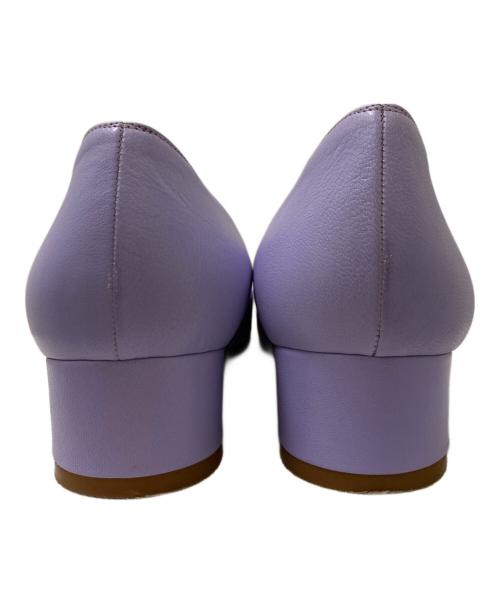 Manolo Blahnik（マノロブラニク）Manolo Blahnik (マノロブラニク) レザーパンプス ラベンダー サイズ:36 1/2の古着・服飾アイテム